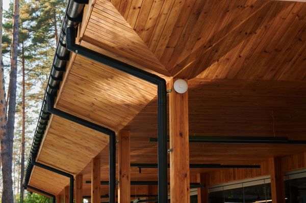 Porch Gutter Installation in Angier