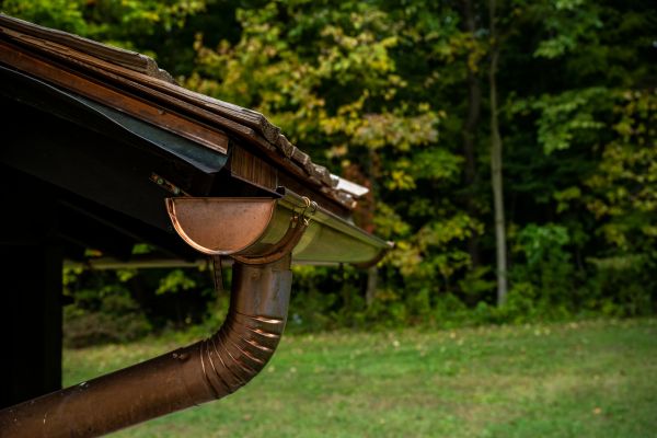 Copper Gutter Replacement in Angier