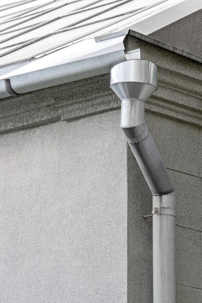 Galvanized Gutter Installation in Angier