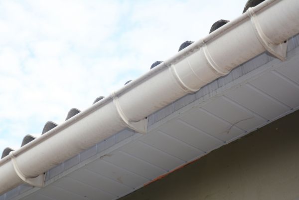 Plastic Gutter Installation in Angier