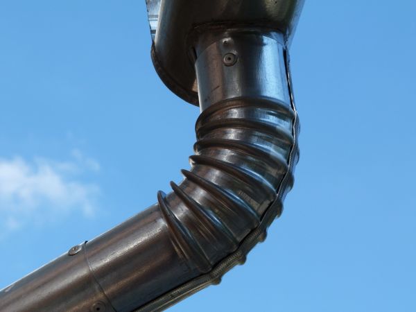 Metal Downspout Installation in Angier