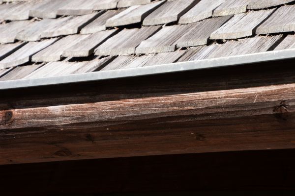 Wood Rain Gutter Installation in Angier