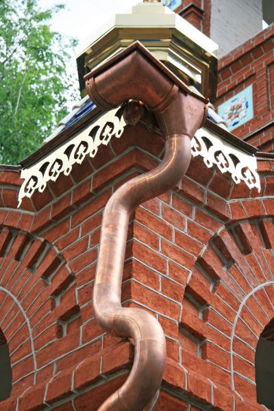 Church Downspout Installation in Angier